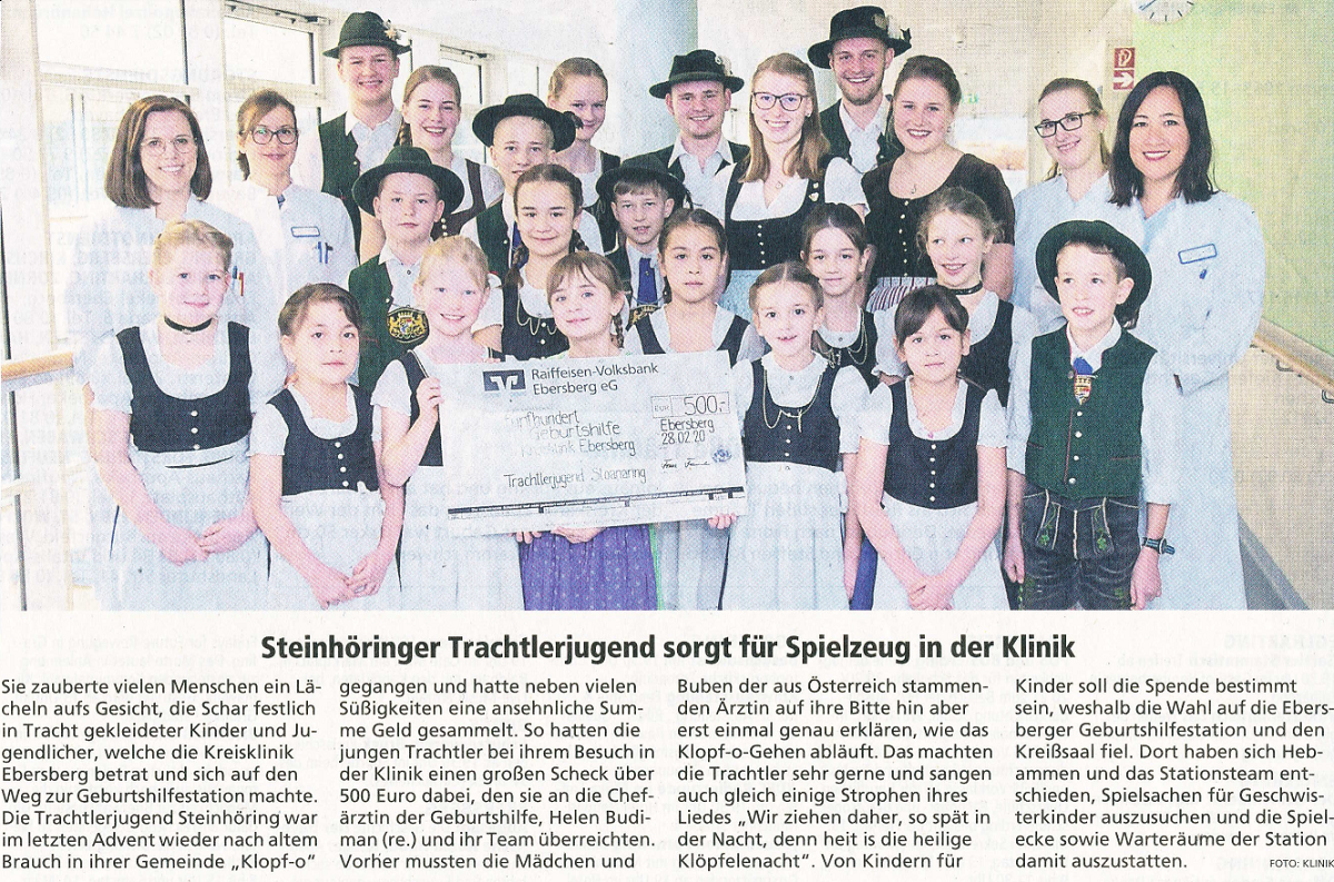 Spendenübergabe Klinik EBE